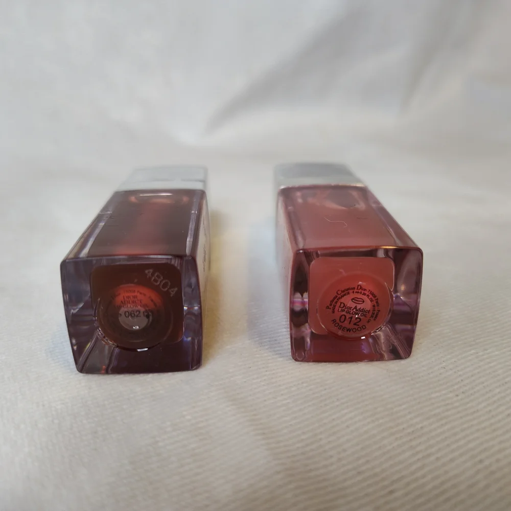 Two Dior Lip Glow Oil Gloss, Red & Pink, NWOT - Picture 3 of 4